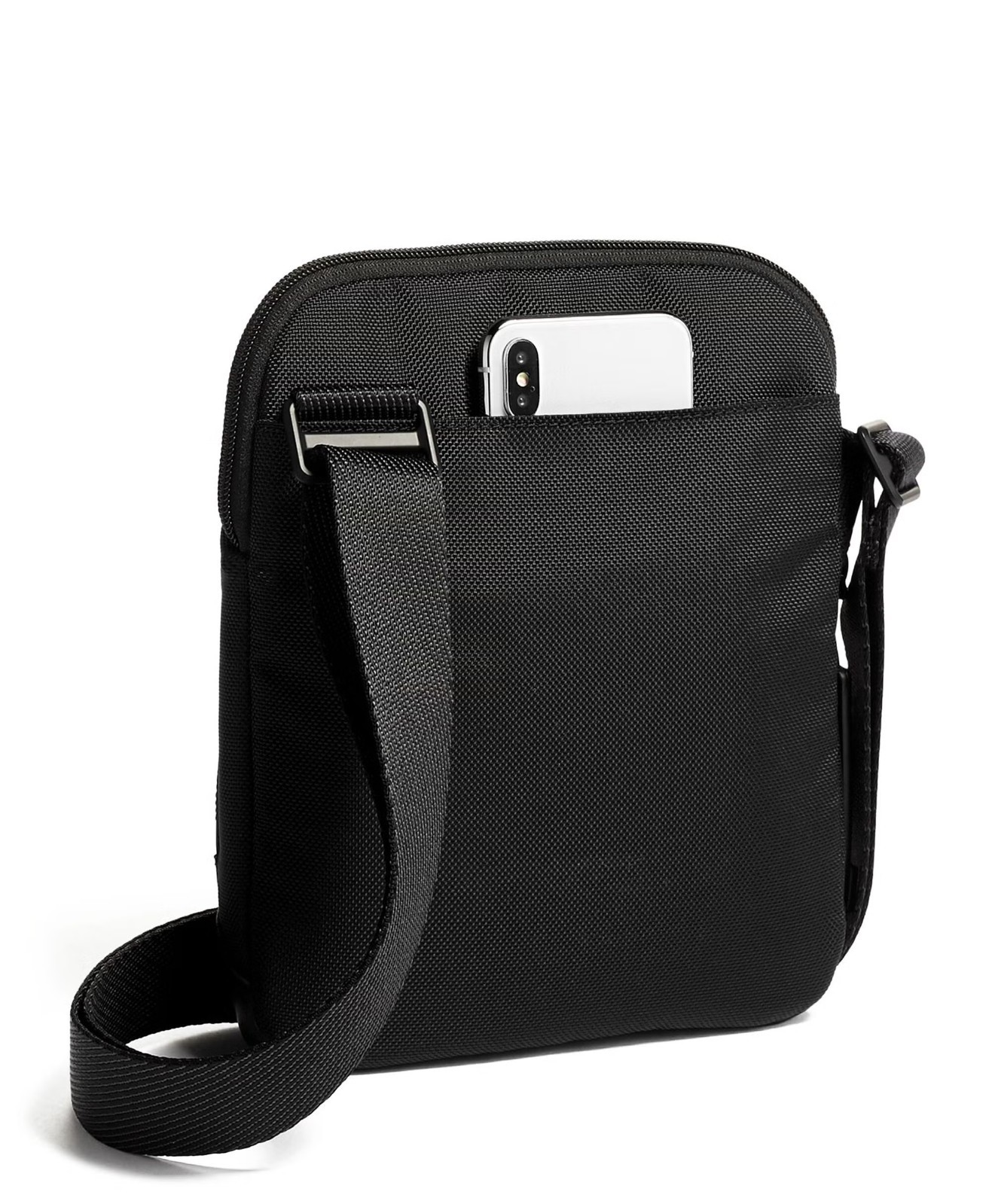 NEW TUMI Alpha Bravo Barksdale Crossbody 232309D Black Ballistic Nylon Travel