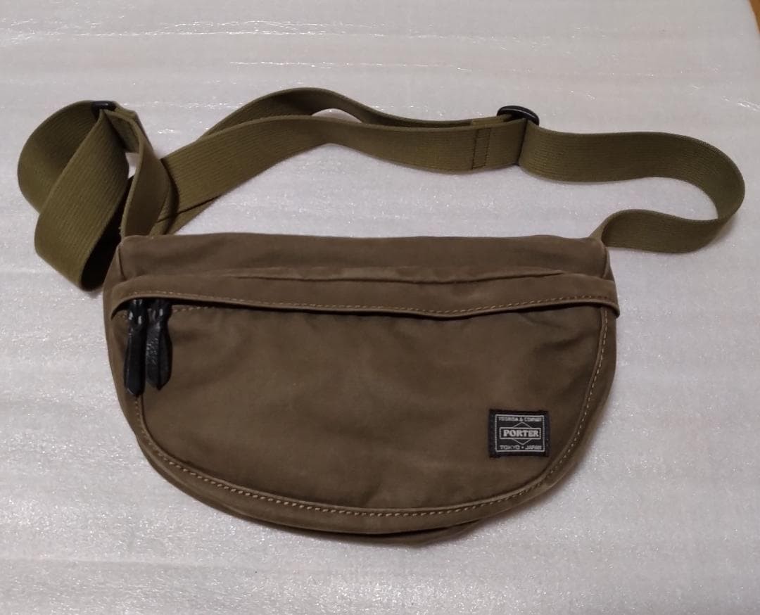 PORTER BEAT Shoulder Bag Green Mens Casual Brand Purse 290mm x 170mm x 70mm