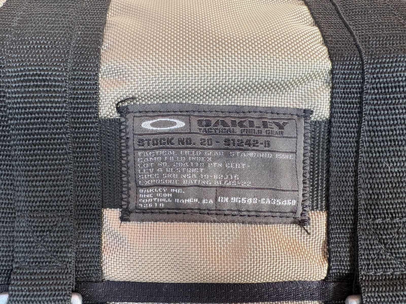 OAKLEY TACTICAL FIELD GEAR Laptop Bag Briefcase Messenger 20-S1242-B