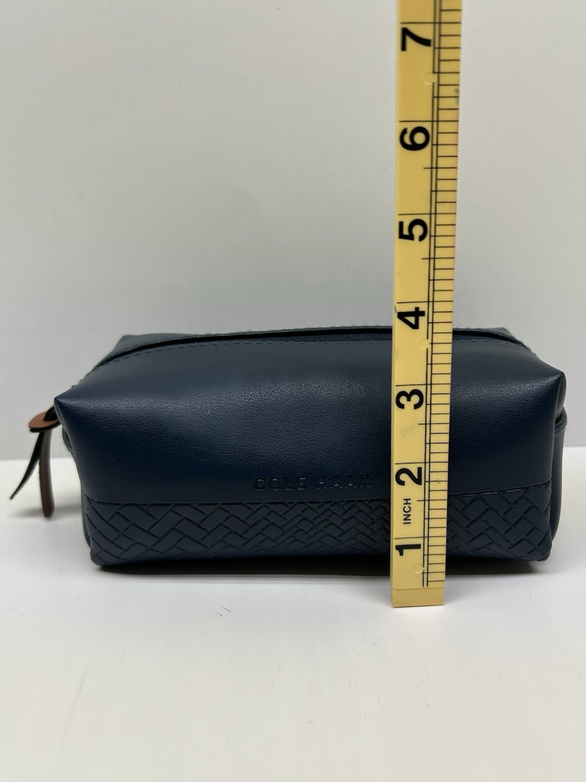 Cole Haan American Airlines Blue Amenity Cosmetic Shave Bag Travel Dopp Makeup