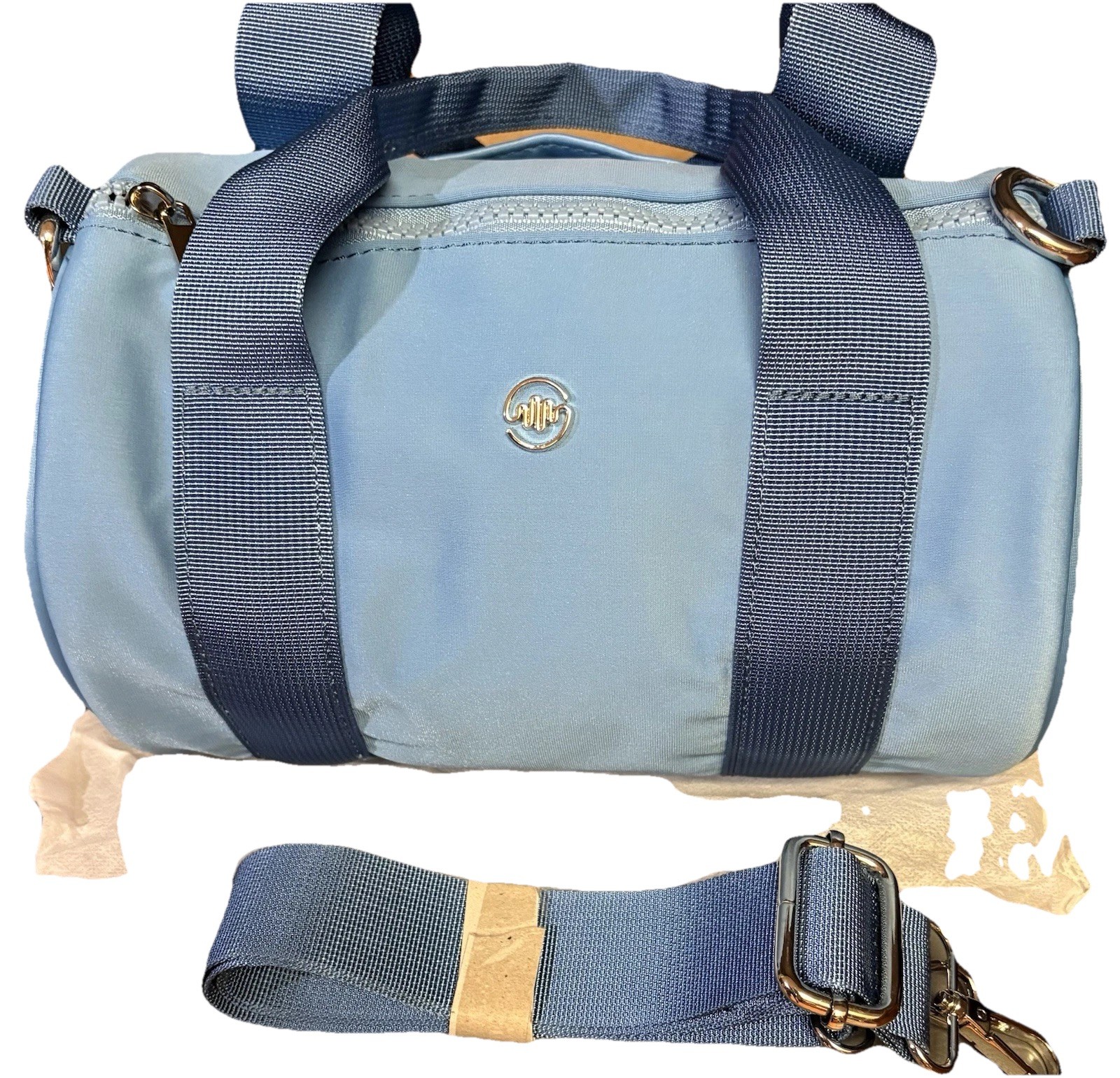Mini Gym Bag Small Barrel Duffle Crossbody Bags Tote for Women Men Workout Ba…
