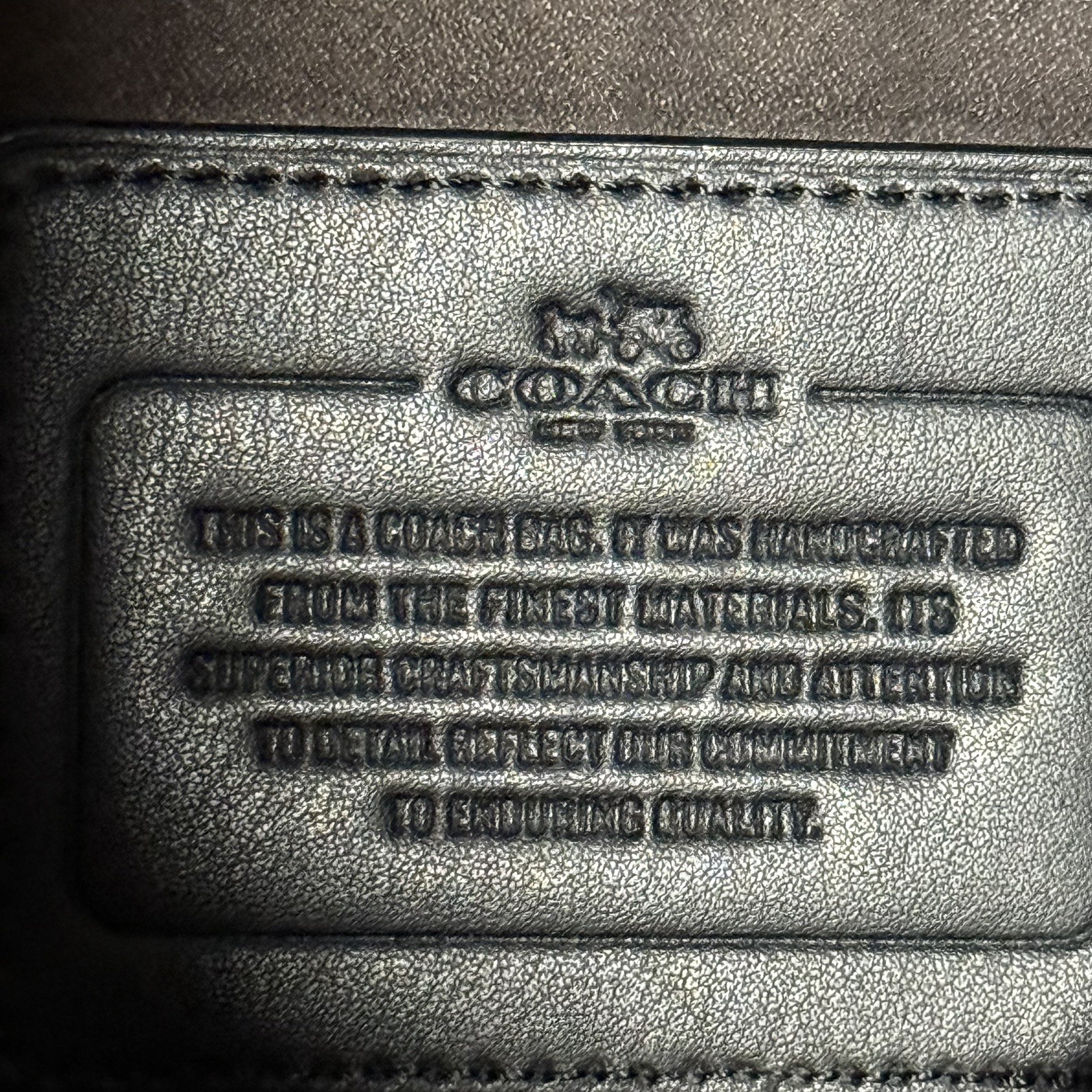 Coach Metropolitan Double Zip Business Briefcase Black with Strap Laptop