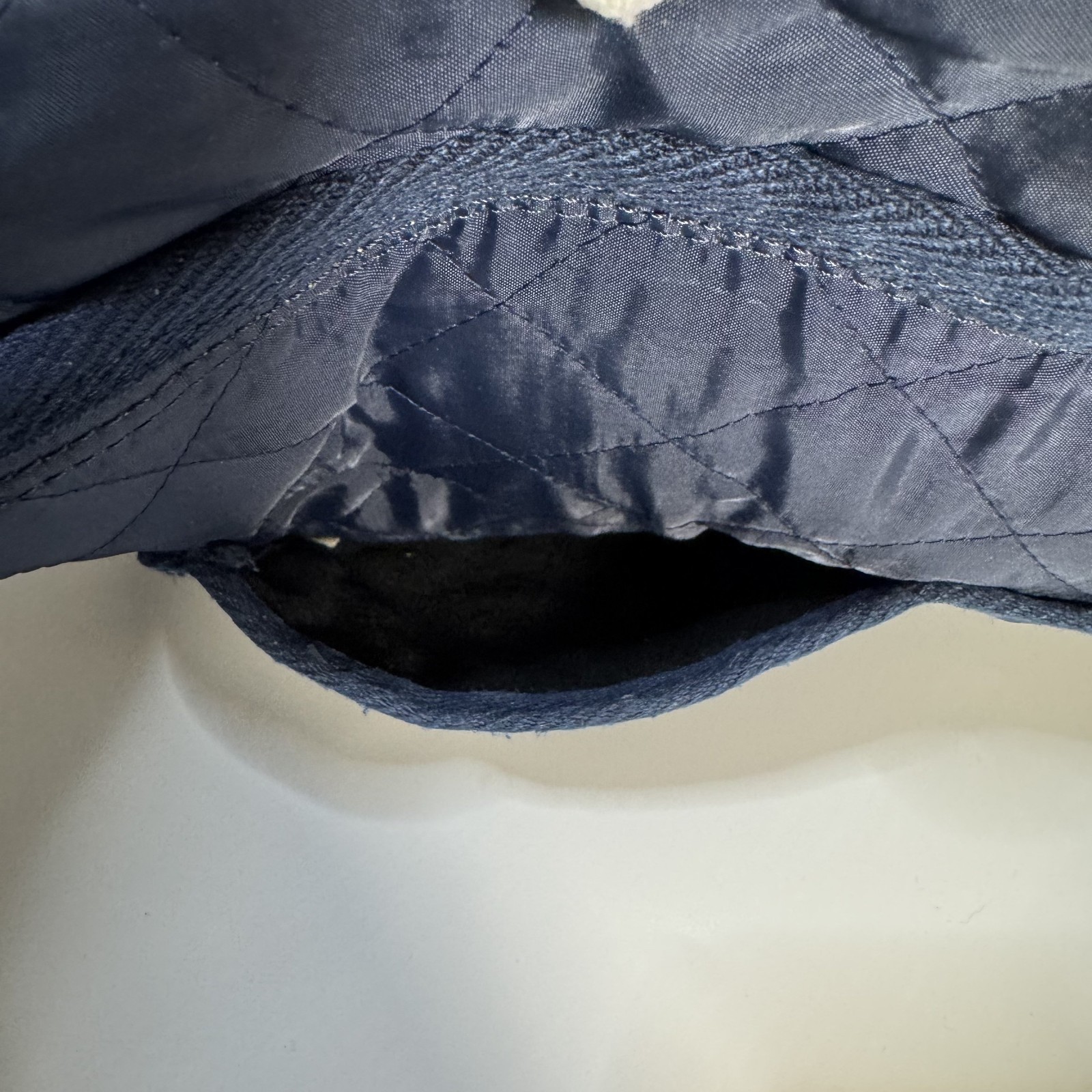 PORTER Deeper Boston Bag Gray Denim Quilted Yoshida Japan