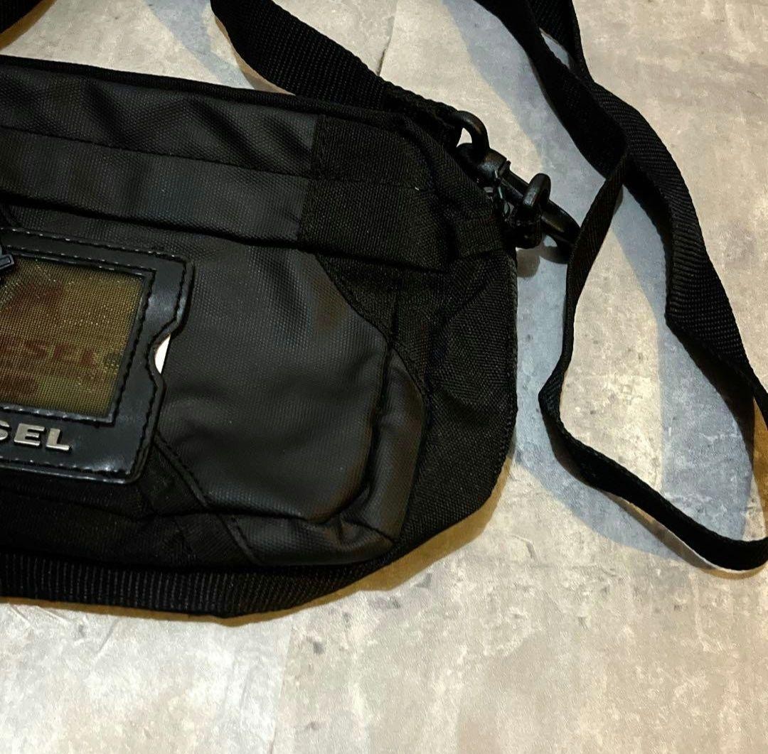 Diesel Men Archive Card Shoulder Bag Y2K 24x16cm Luxury Modern Stylish Italian
