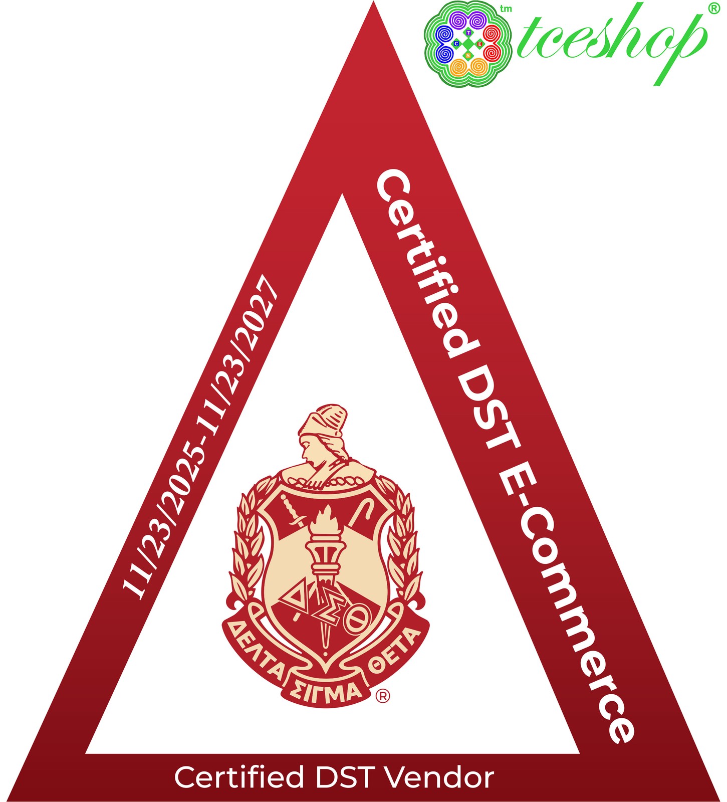Delta Sigma Theta Drawstring Shoe/Gift Bag [Red – 15″ x 11.5″]