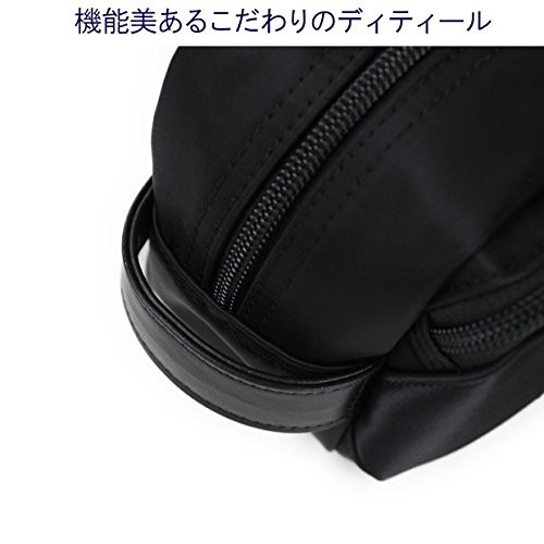 Porter Time Pouch 655-17877 10 Black Nylon Organizer Yoshida Bag Japan
