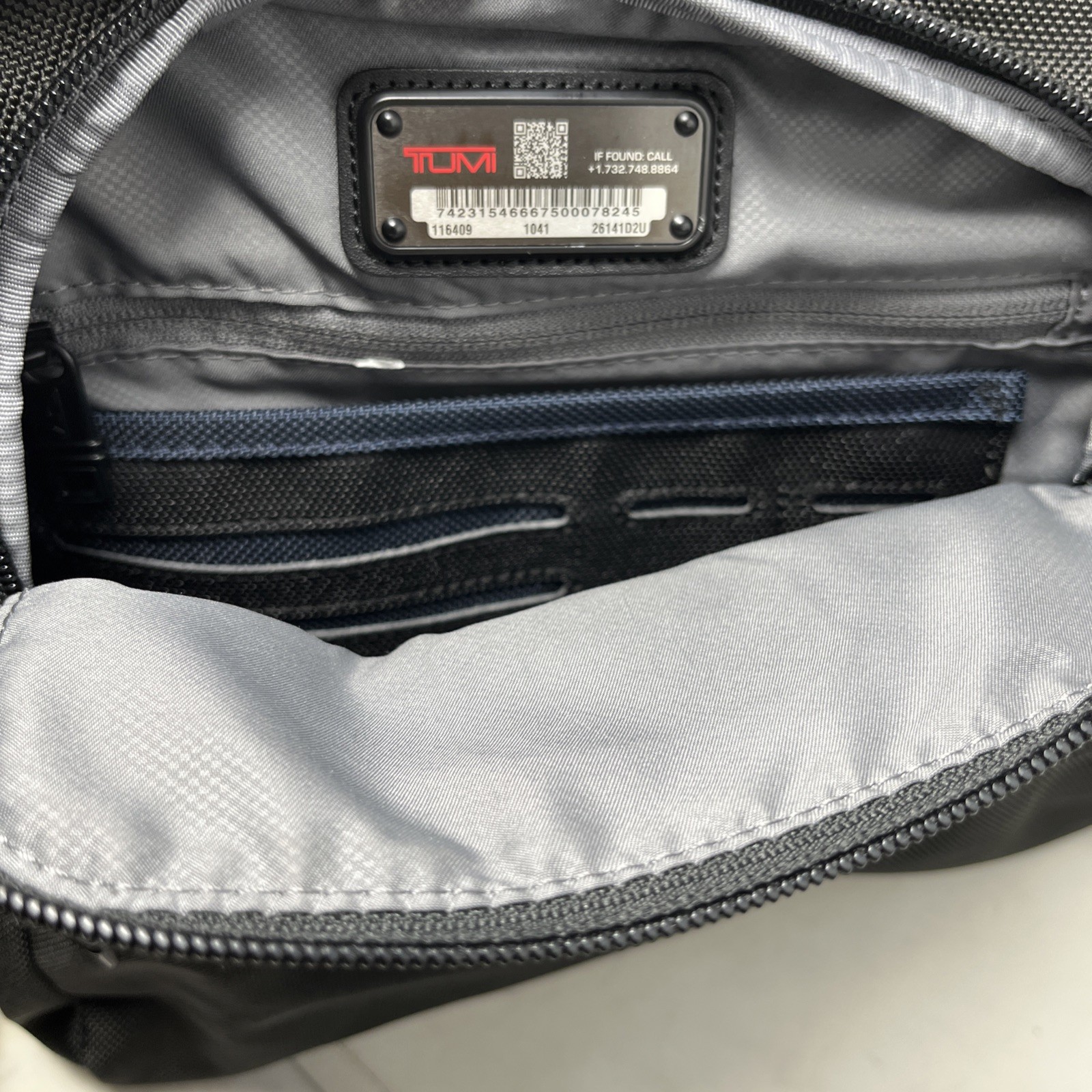 Tumi Alpha II Expandable Organizer Laptop Briefcase Ballistic Nylon 26141D2U 16”