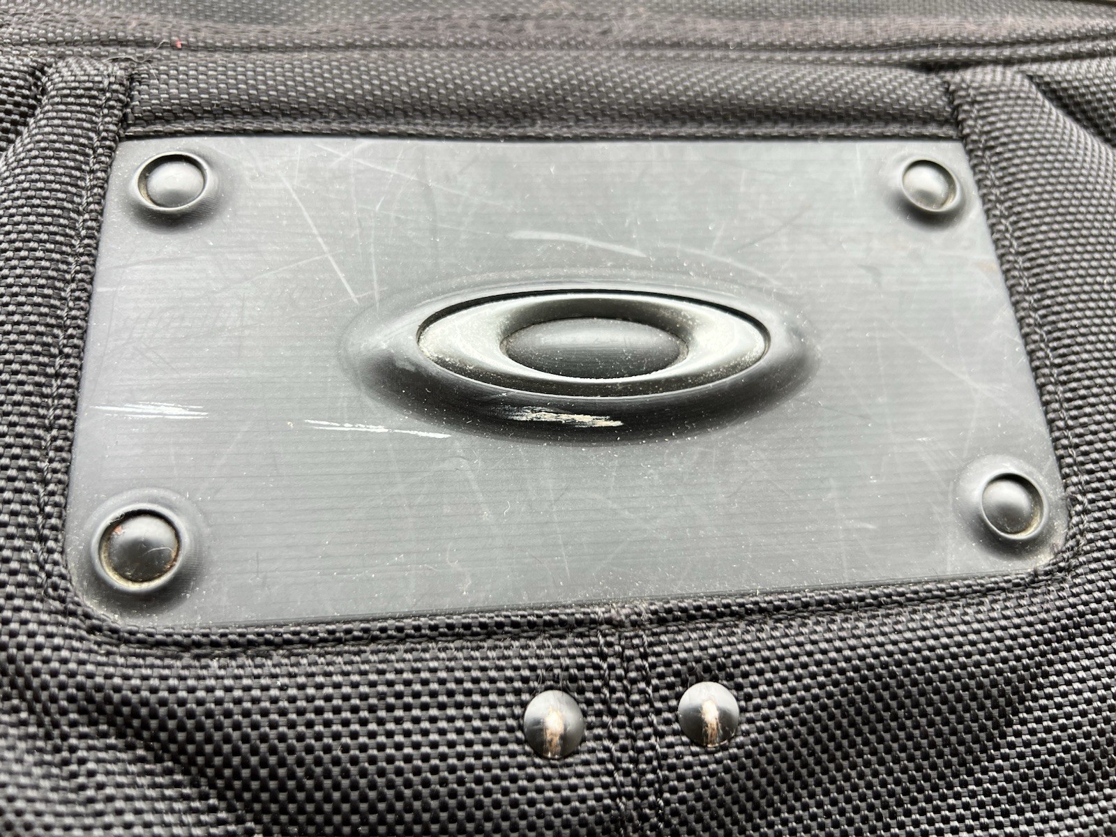Vintage Oakley Software Padded Laptop Messenger Bag Multi Pocket Heavy Duty