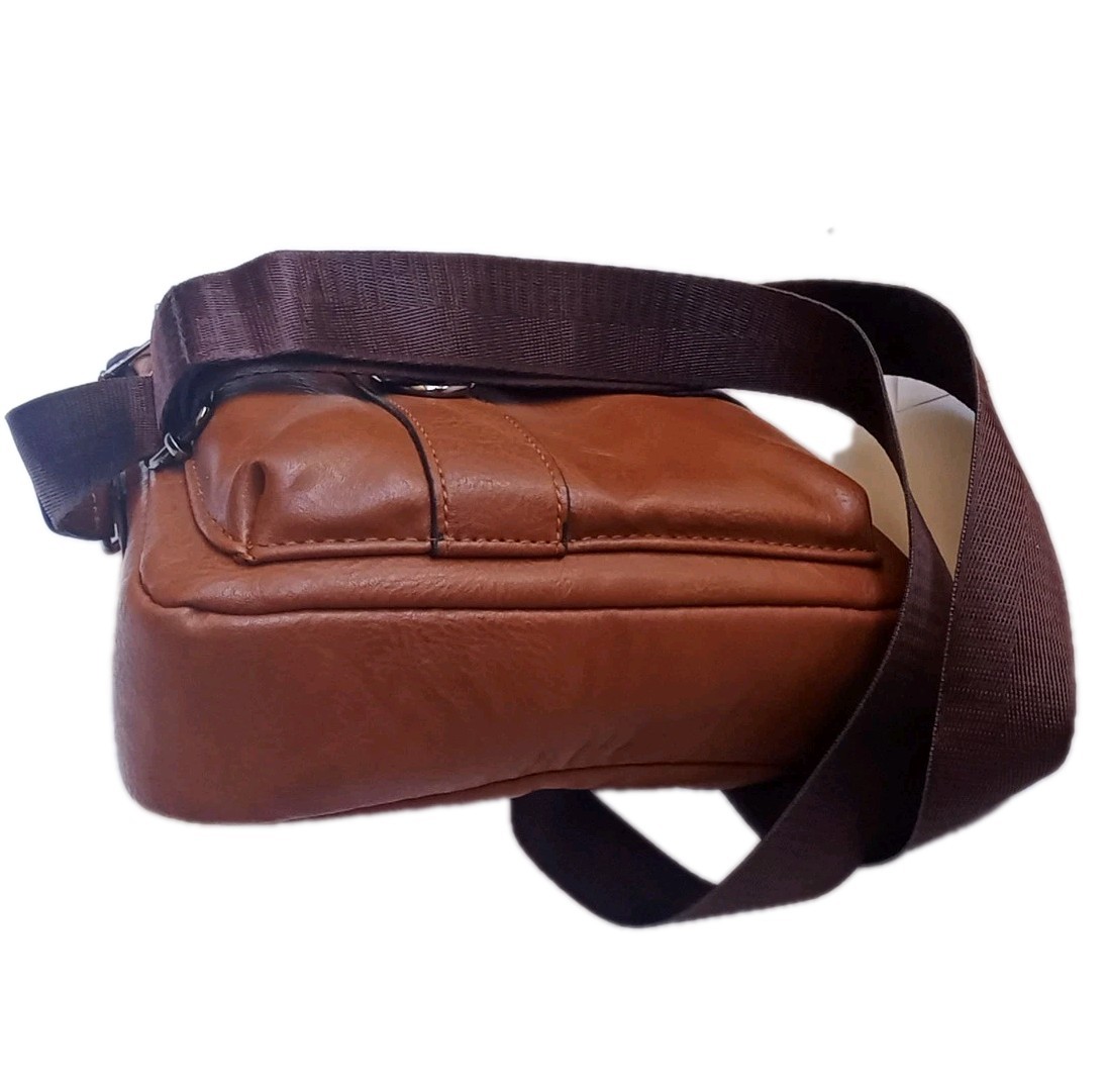 Weixier Service Bag Crossbody JW Ministry Missionary Bible Messenger Brown PU