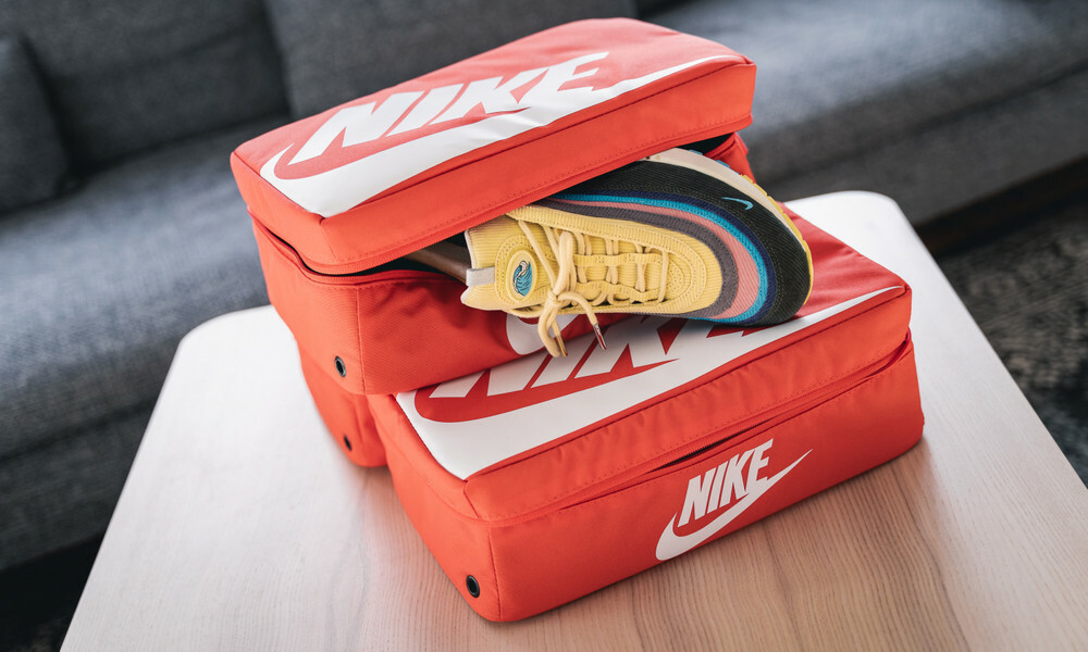 NIKE SHOE BOX ZIP BAG ORANGE SHOEBOX BAG [BA6149-810] 10L Sustainable Materials