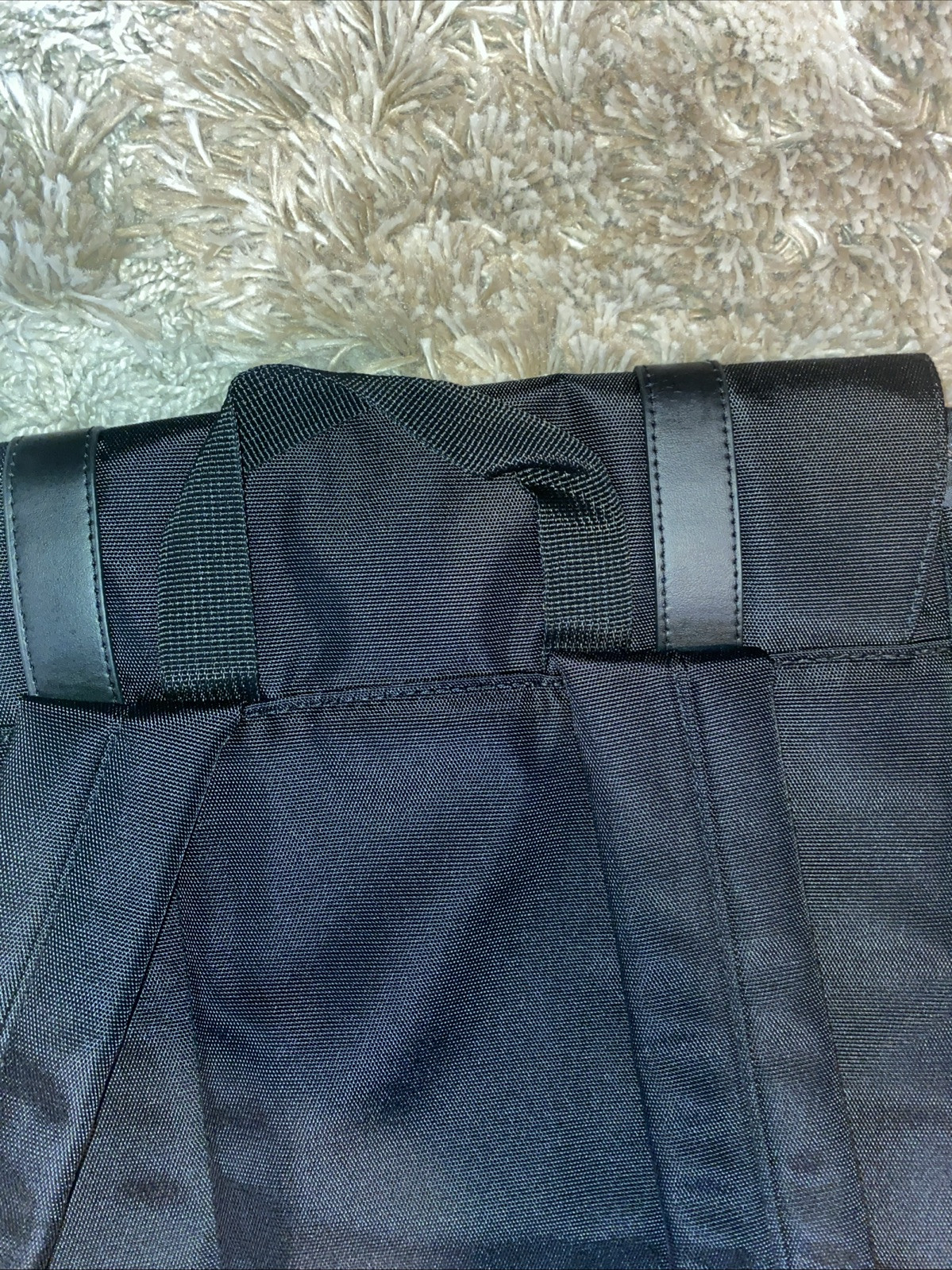 Sealed Trussardi Designer Uomo Groovy Man Black Backpack In Excellent Condition