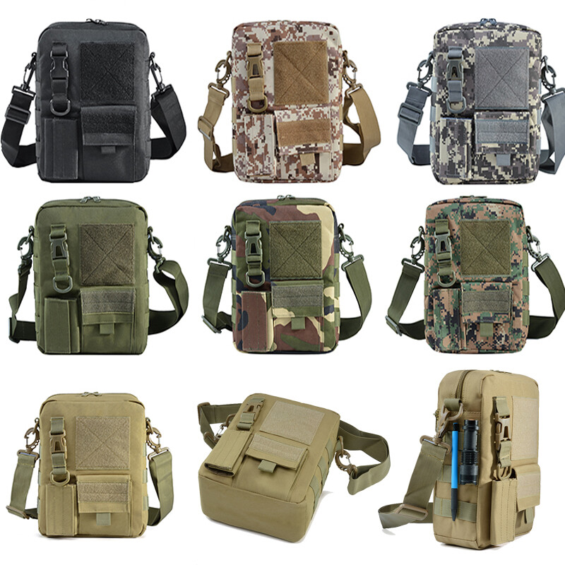 Outdoor Tactical Messenger Bag Hiking Camping Waterproof Pack Shoulder Strap Bag