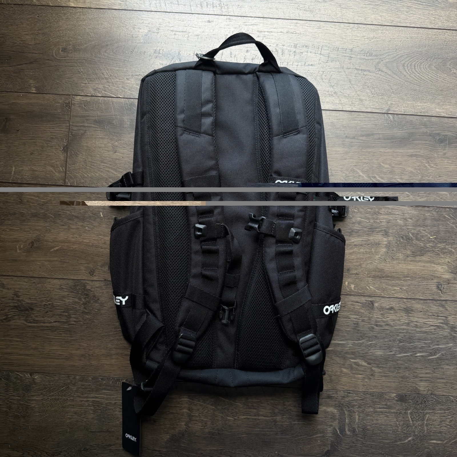 Oakley Black Backpack Crestible Street Pocket Deadstock NWT Laptop Sleeve