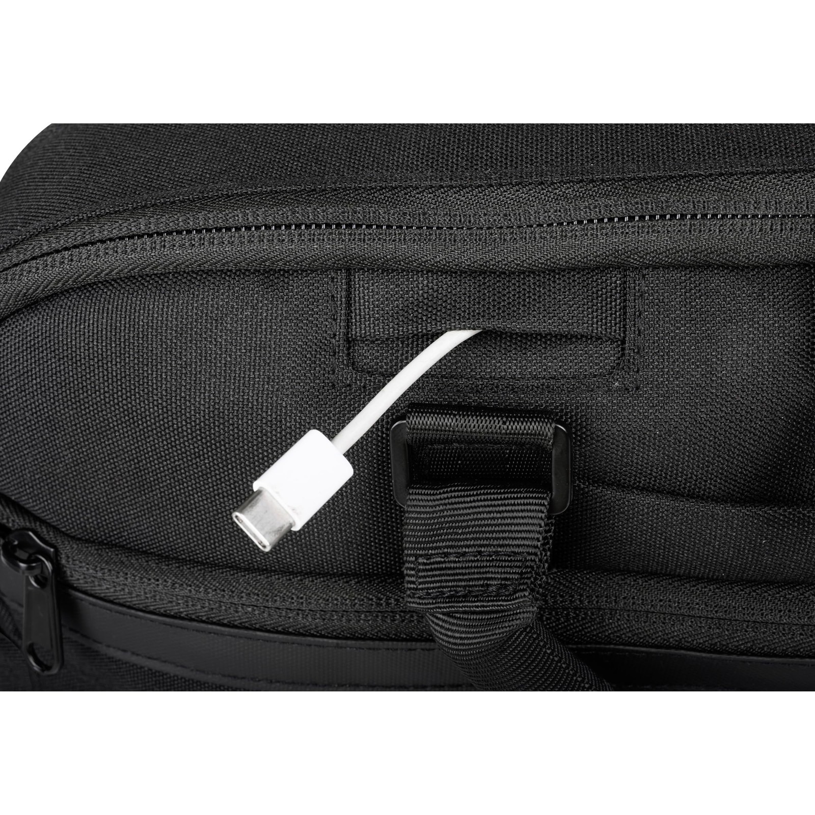 Kenneth Cole Recycled Polyester Slim 16″ Laptop Business Briefcase, Black