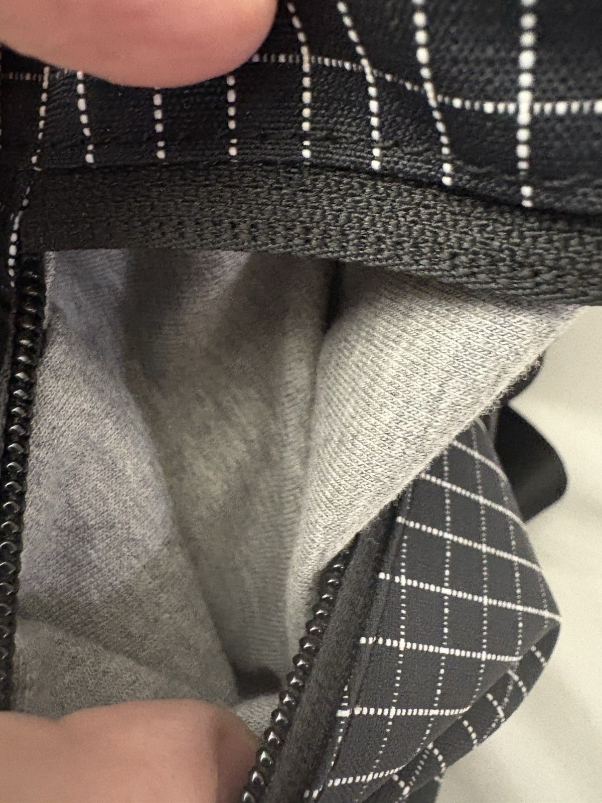 Nike Authentic Black And White Pattern Zip Backpack