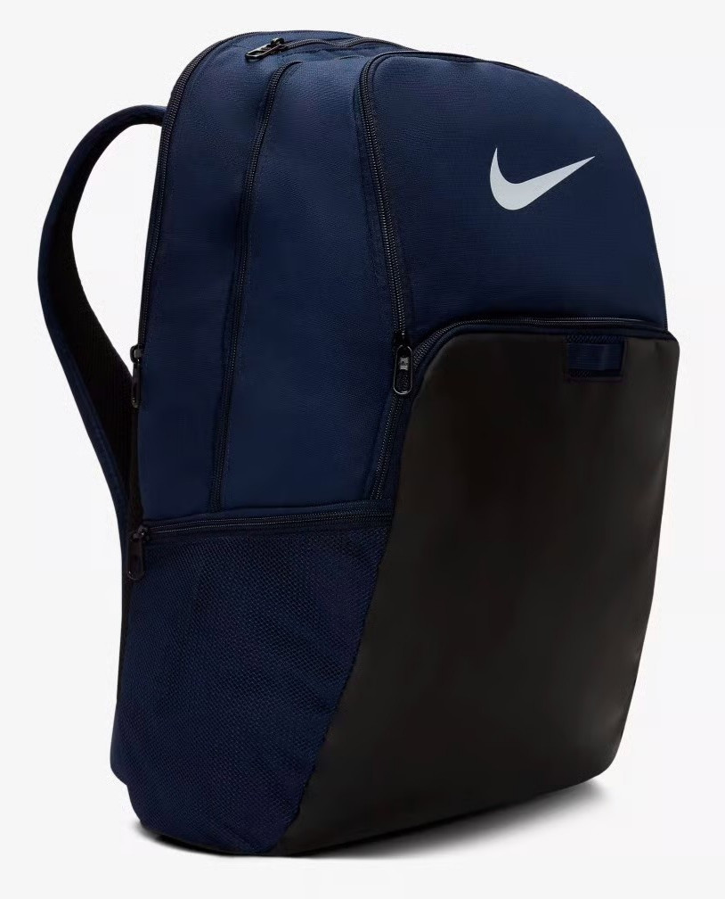 NIKE BRASILIA 9.5 TRAINING BACKPACK XL 30L NAVY BLACK WHITE TIEMPO DM3975-410