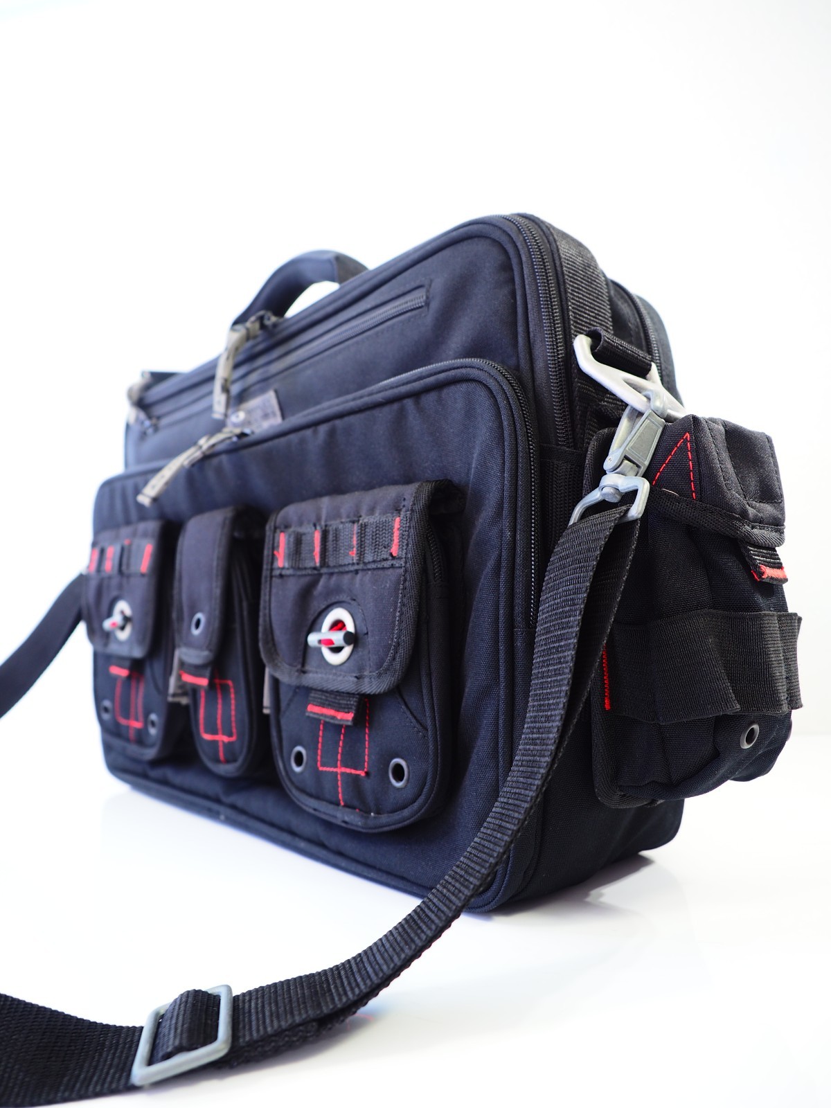 Oakley Tactical Field Gear AP Laptop Computer Bag Black Messenger Crossbody