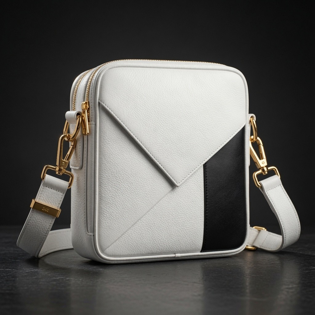 Premium Personalized Leather Crossbodyl Sling Bag – Stylish Mens Trave Messenger