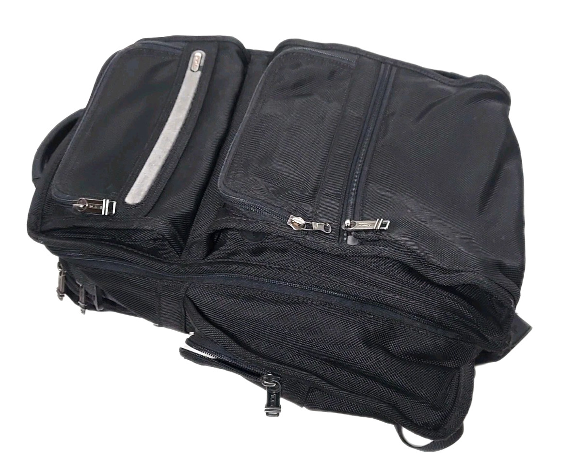 Tumi Alpha Backpack Ballistic Nylon T-Pass Laptop Padded City Pack Bag 26578D4