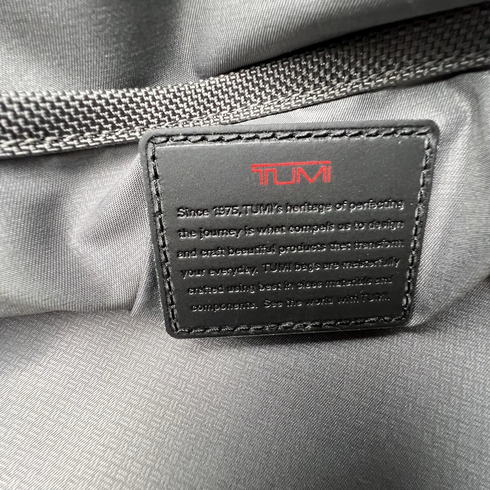 TUMI ALPHA 3 Laptop Briefcase Travel Nylon Tumi Monogrammed JRC NO STRAP