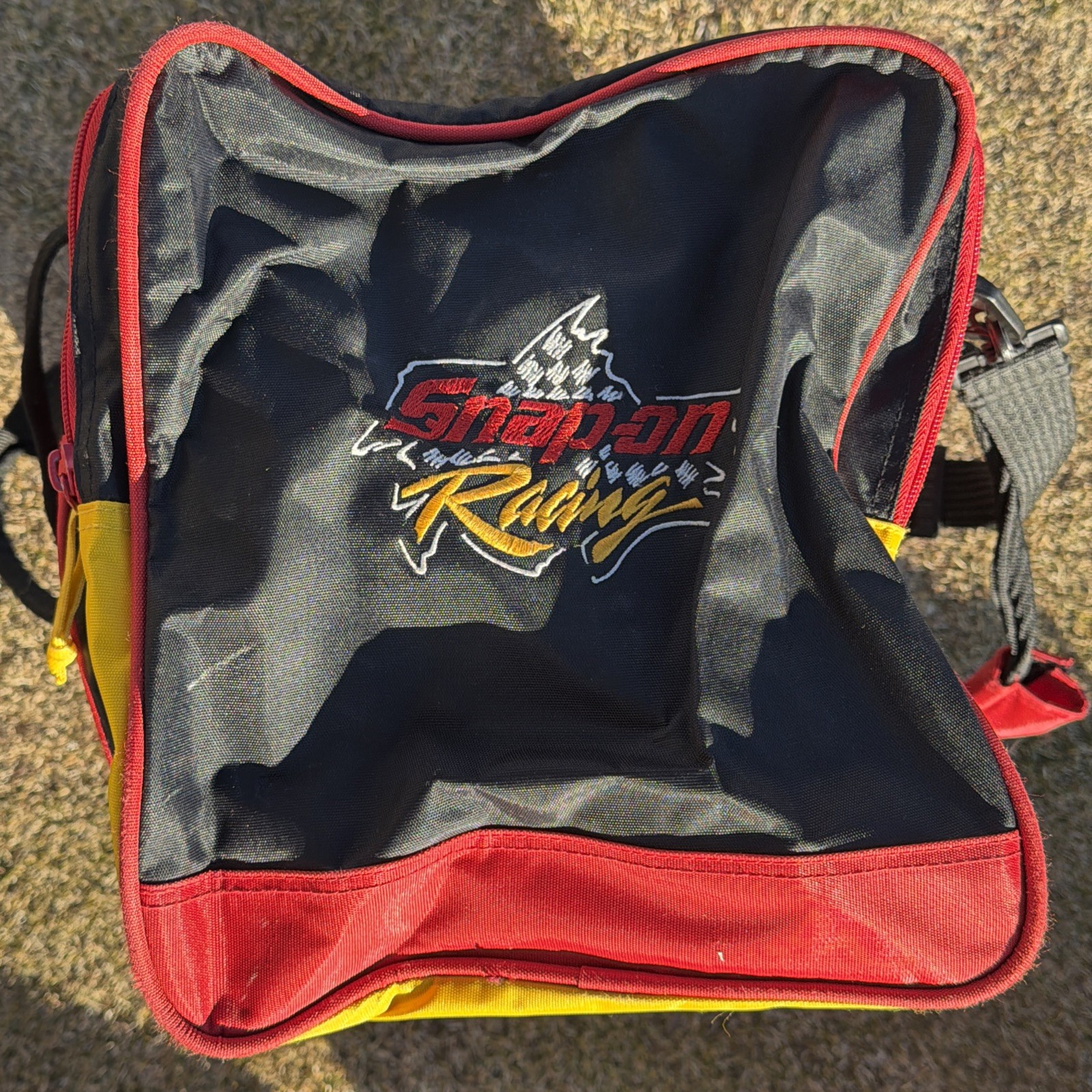 Snap On Racing Tools 3pc Matching Duffle Gym Bag Set and Cooler Vintage 1990s