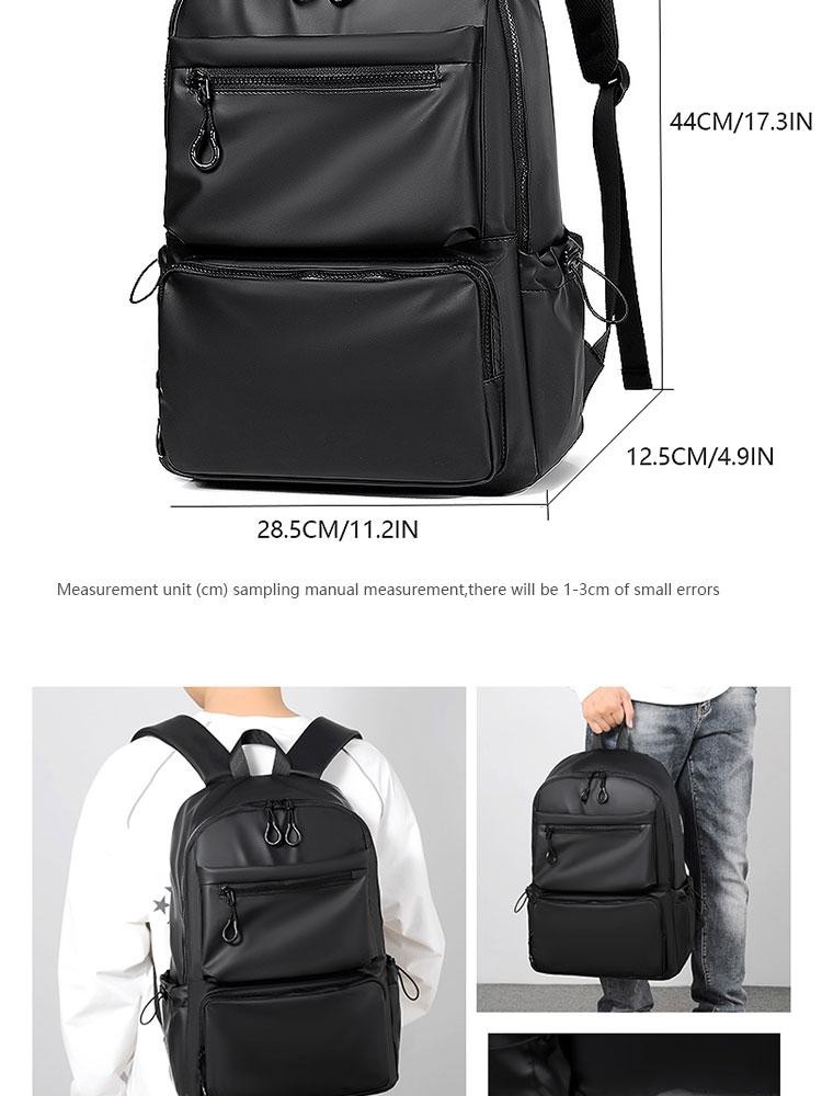 14 Inch Laptop Backpack Large Capacity Travel School Bag Lightweight Durable Men