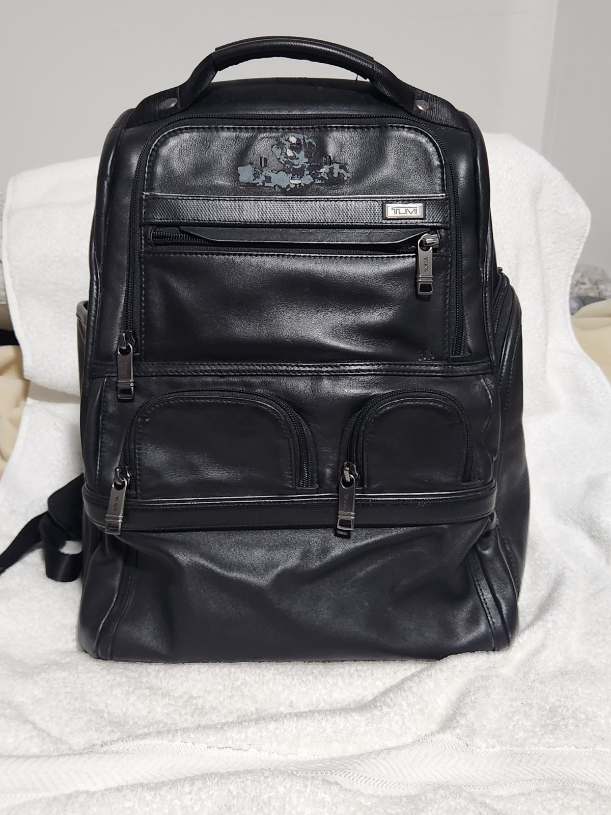 Tumi Alpha 3 Compact Laptop Brief Pack (117323-1041) Black Men’s Business