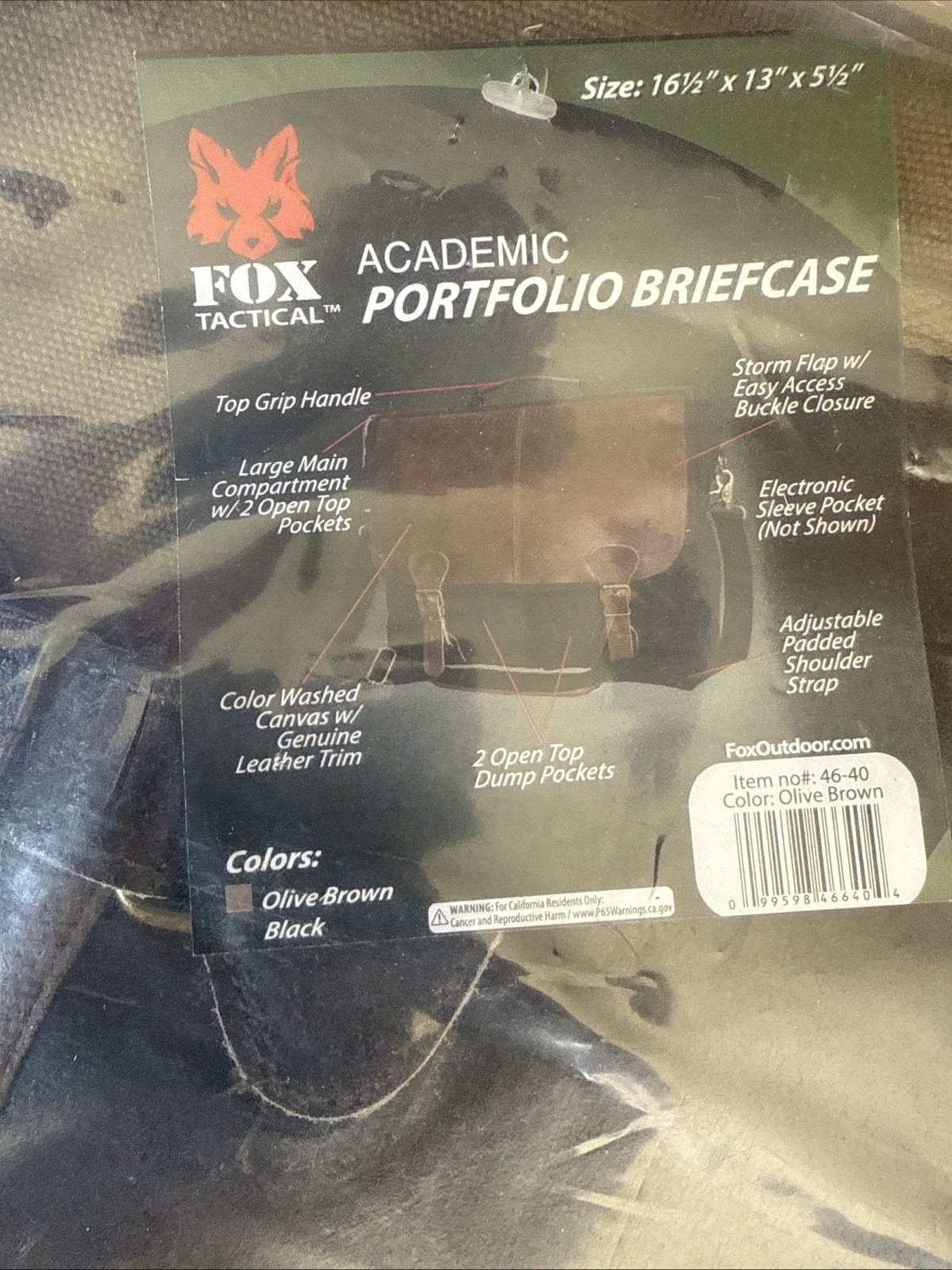 Fox Tactical Academic Portfolio