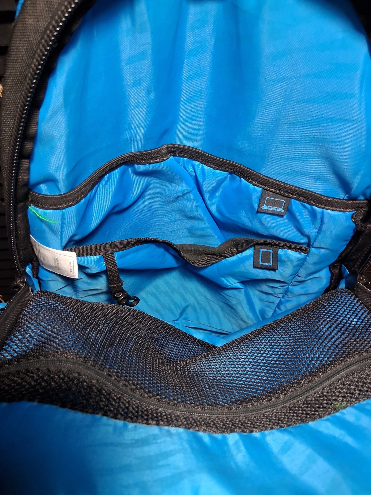 Adidas Backpack Black and Blue School Gym Travel (NEW)
