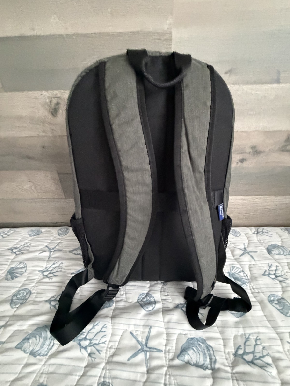 Amazon Employee Corporate Laptop Backpack Gray/Black Minimalist Work Travel Bag