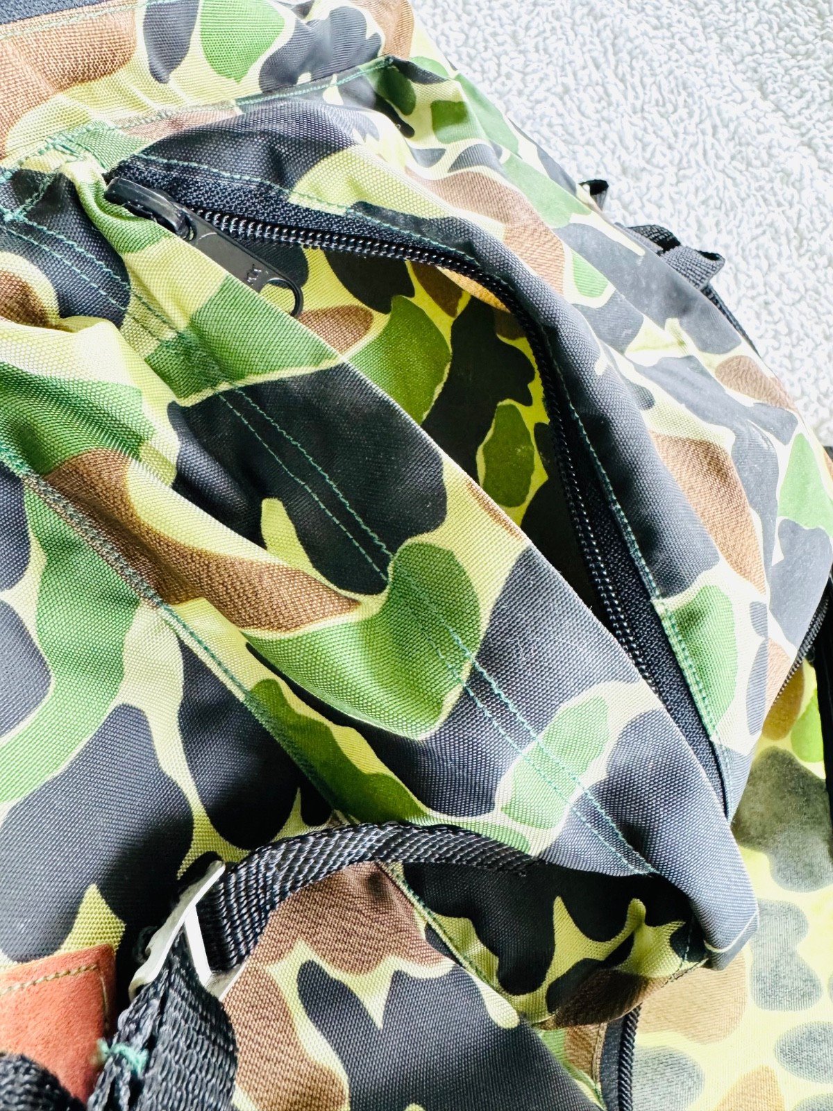 Cabela’s Backpack Frogskin Camo Vintage 90s