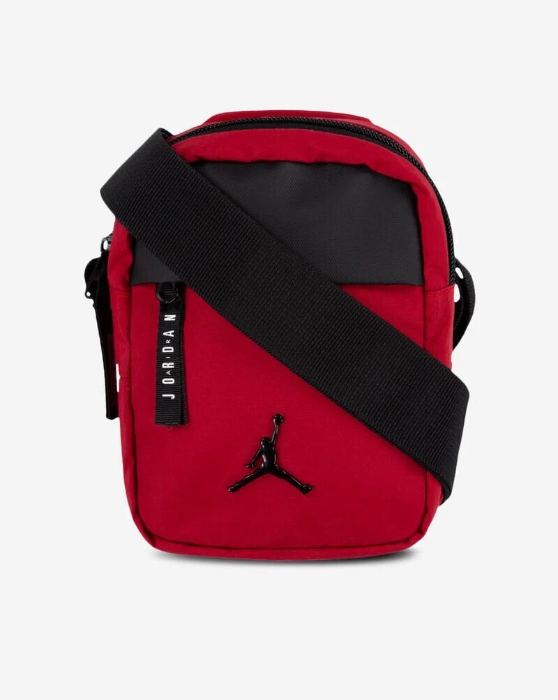 Nike Air Jordan Jumpman Airborne Festival Hip Sling Bag Black Red Unisex