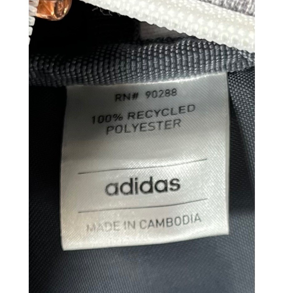 Adidas Prime Backpack Grey Heather Rose Gold Zipper LoadSpring Straps School Bag