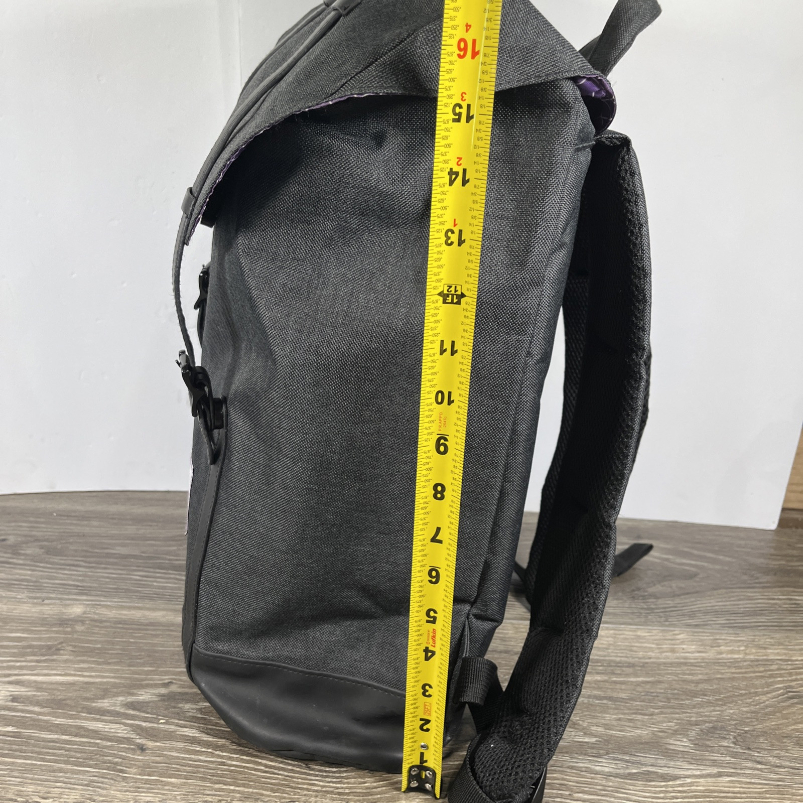 Gray Purple Retreat Backpack 17”