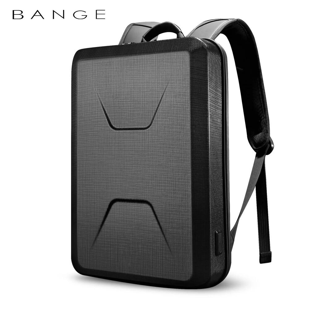 BANGE Hard Shell Backpack Men Anti-thief Business Backpacks 15.6″ Laptop Backpac