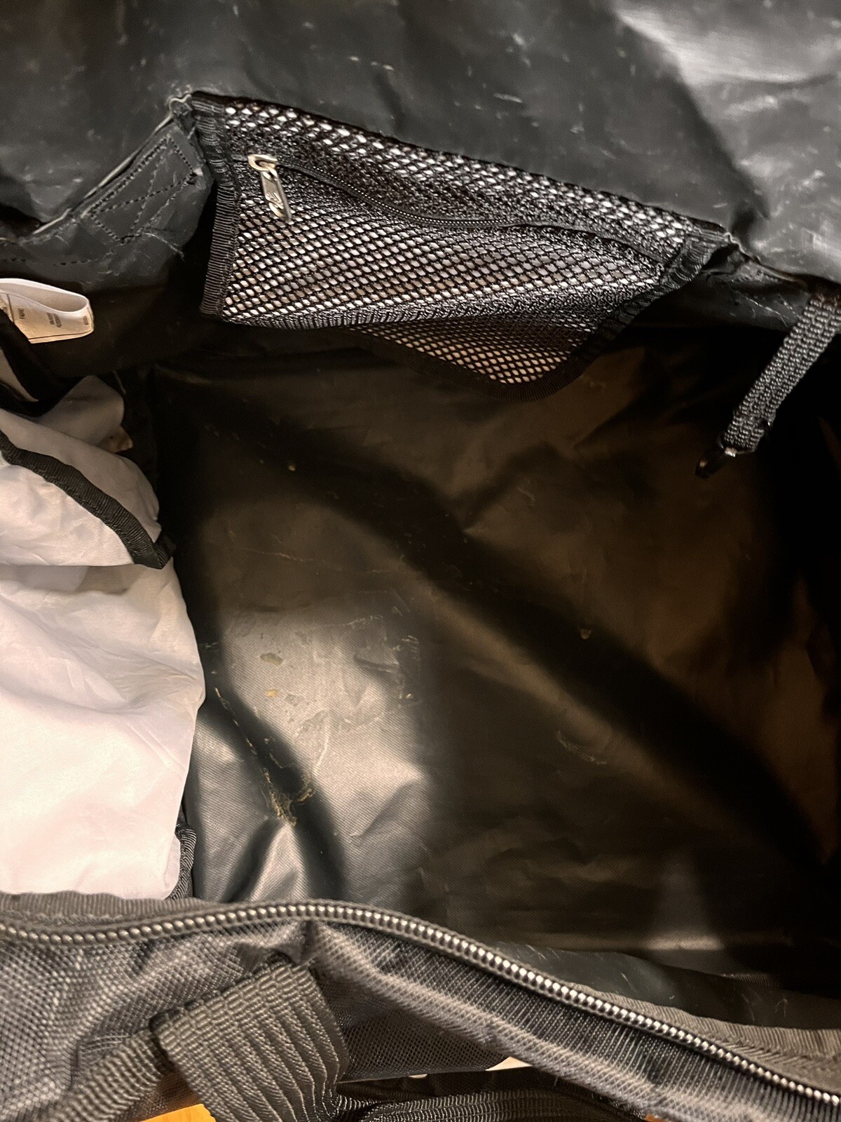 Adidas Diablo Duffel Bag BLACK WHITE LOGO ZIP TOP Fits Gym Locker LIFETIME