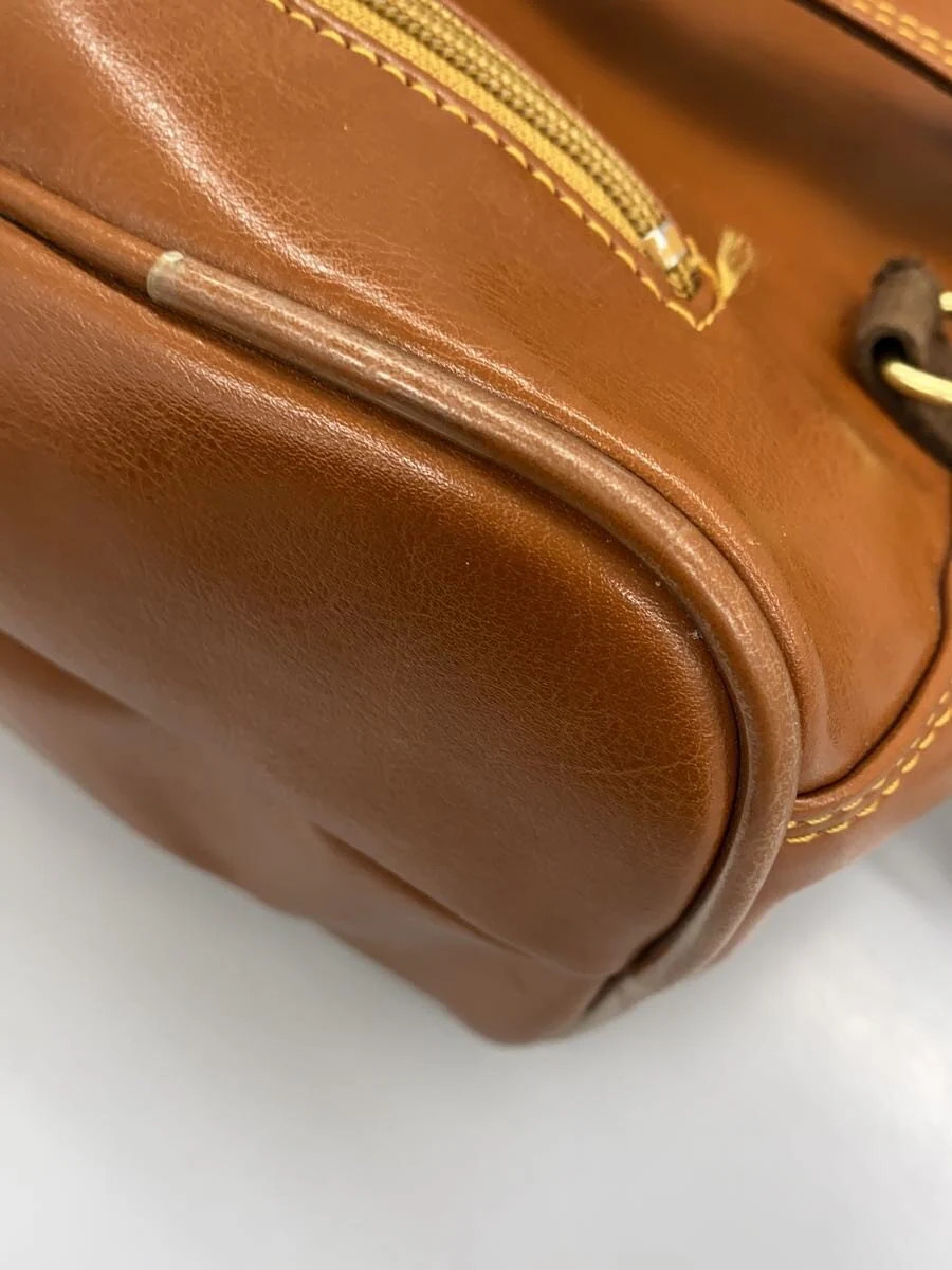 EVERWIN Leather Bag, Brown, Plain