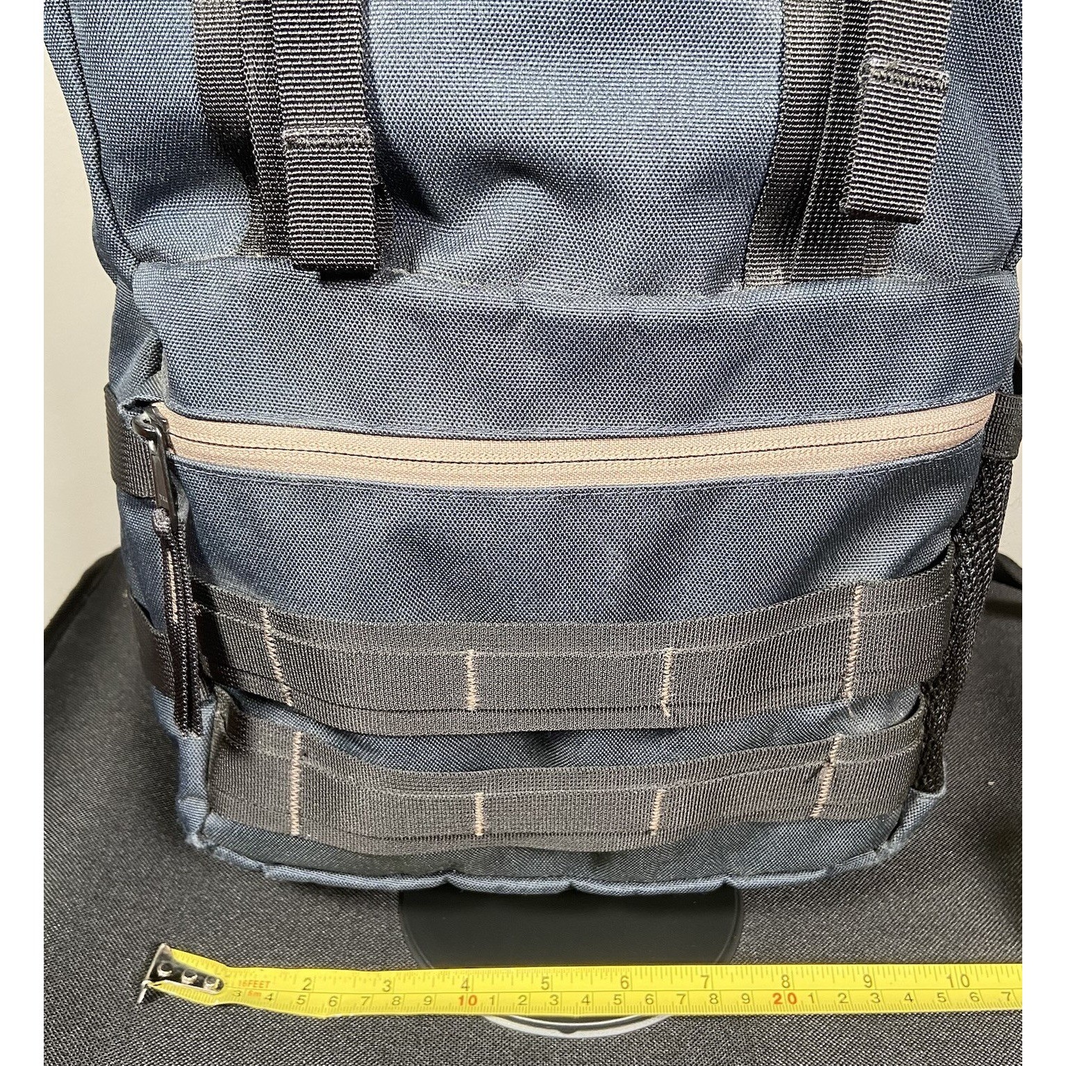 Timbuk2 Rogue Backpack Navy Gray Roll Top Commuter Laptop Travel Bag