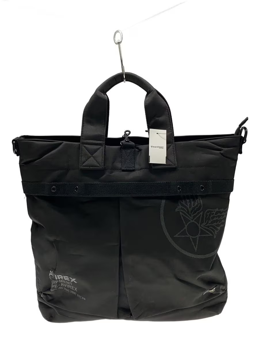 AVIREX Tote Bag Black