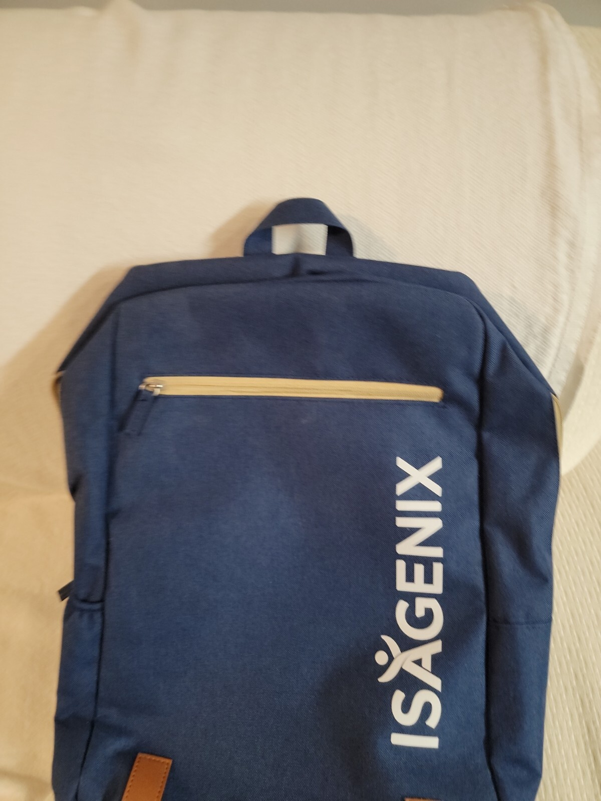 ISAGENIX Large Canvas Backpack NEW Men or Women 16X12X6 NEW FAST SHIP