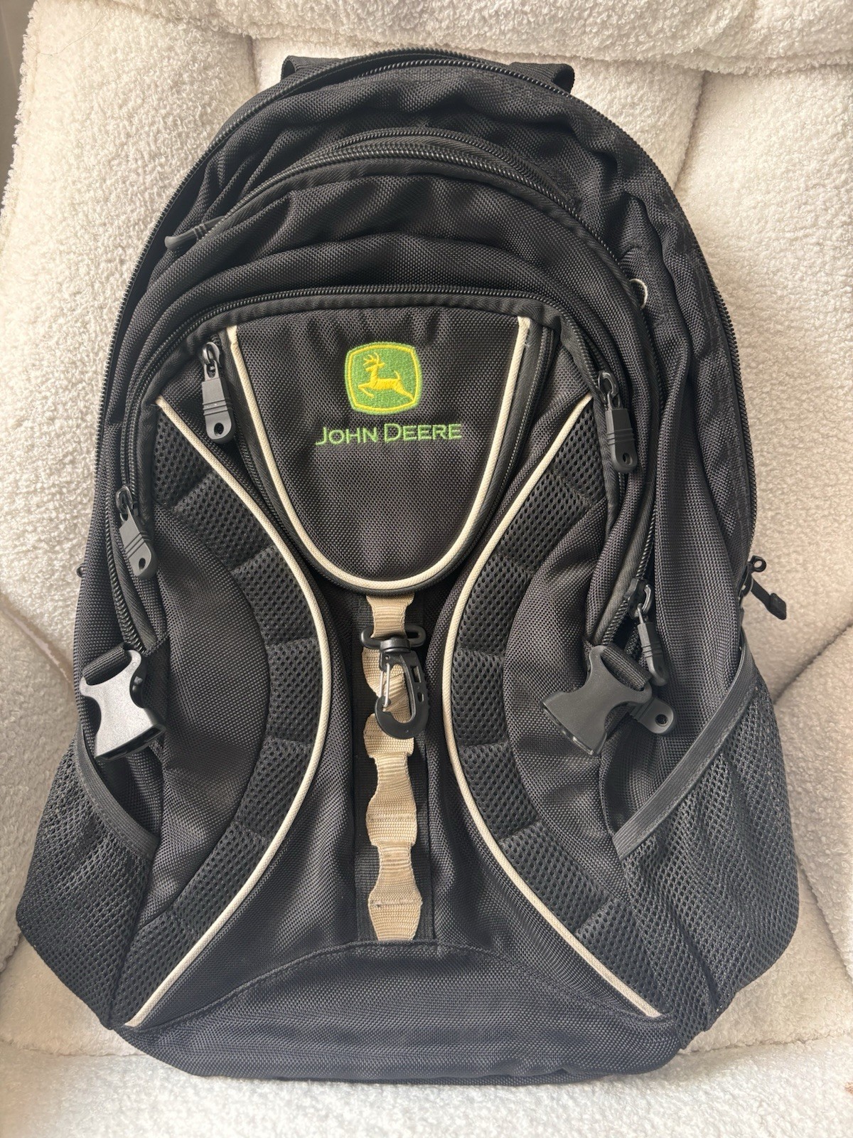 John Deere Heavy-Duty Tech & Travel Utility Backpack – Black