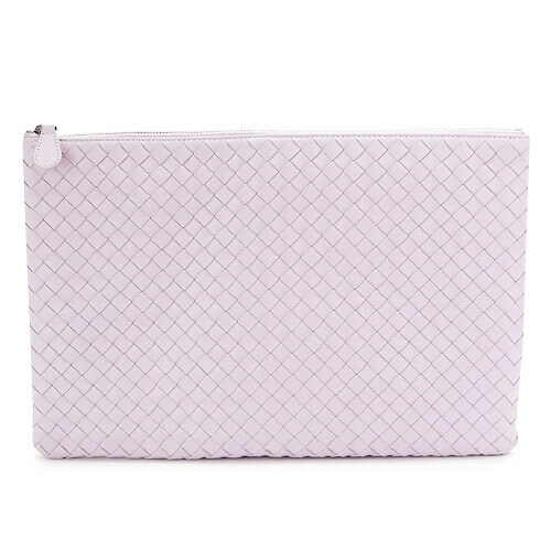 Bottega Veneta Intrecciato Clutch Bag Pouch 355261 Parme W30 x H20 x D1cm w/Bag