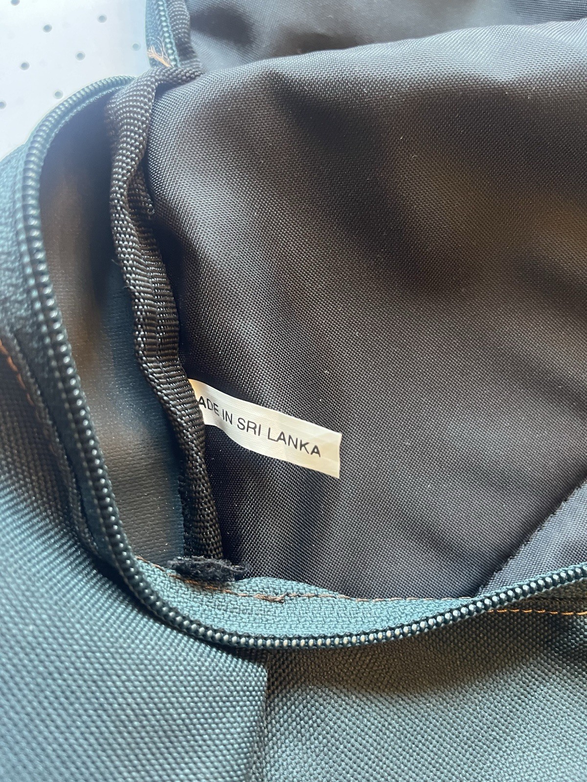 Vintage CampusPak Backpack Black Canvas Brown Leather Trim Laptop School Bag 90s