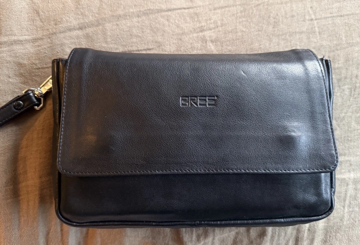 Bree Leather Wrist bag, Folio, Men’s Clutch
