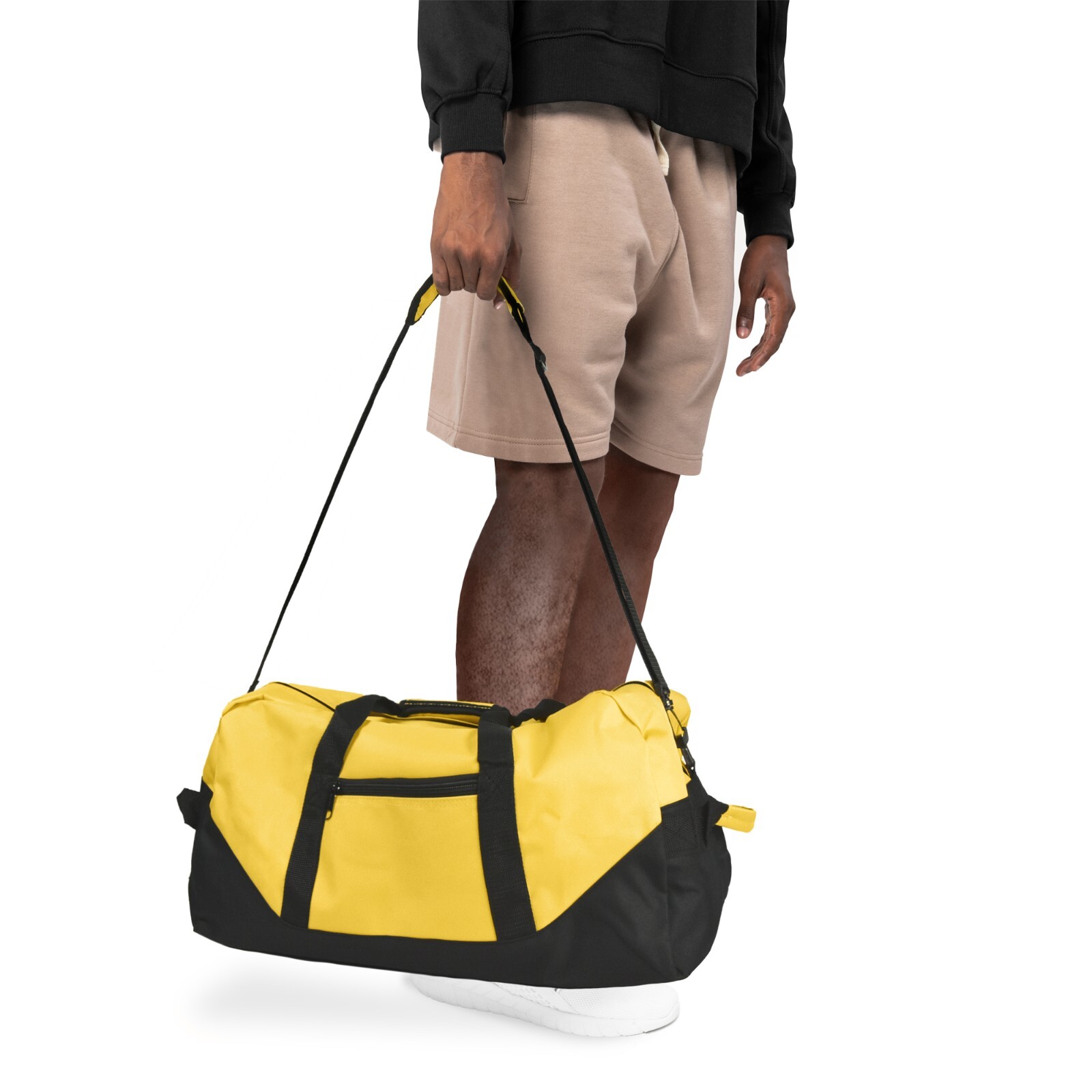 DALIX 21″ Sling Duffle Duffel Ditty Bag Sports Gym Bag Travel Yellow Gold