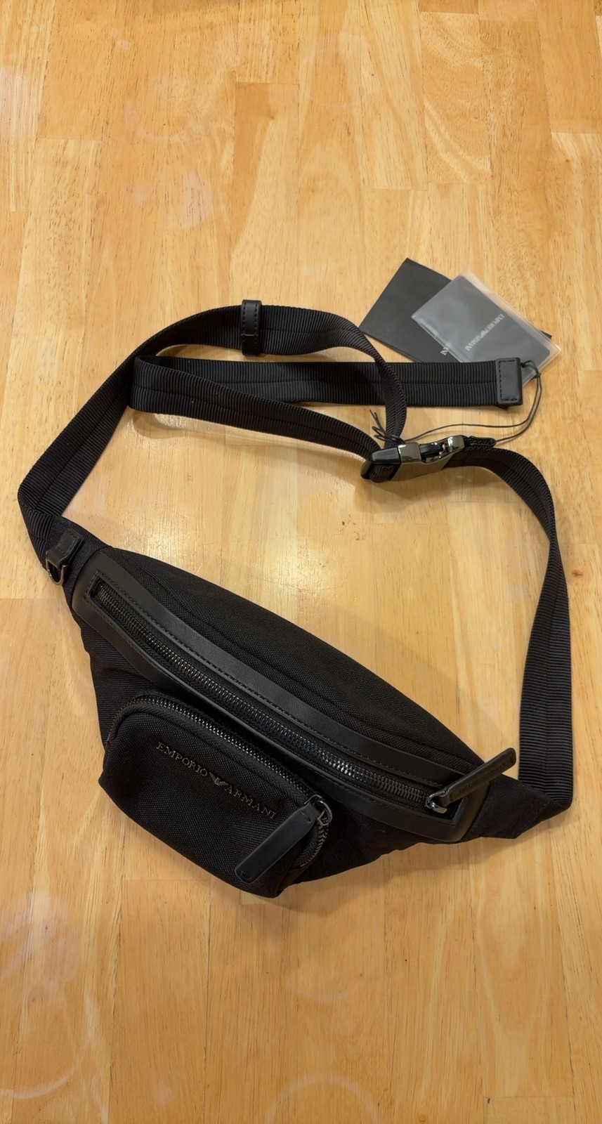 Emporio Armani Y4O344 Belt Bag Fanny Pack Black