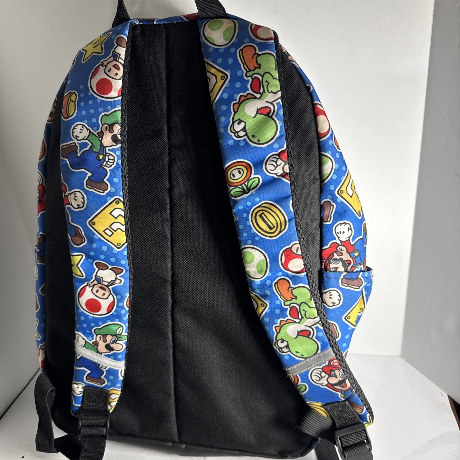 Nintendo Super Mario Characters Allover 17″ Laptop Backpack by Bioworld
