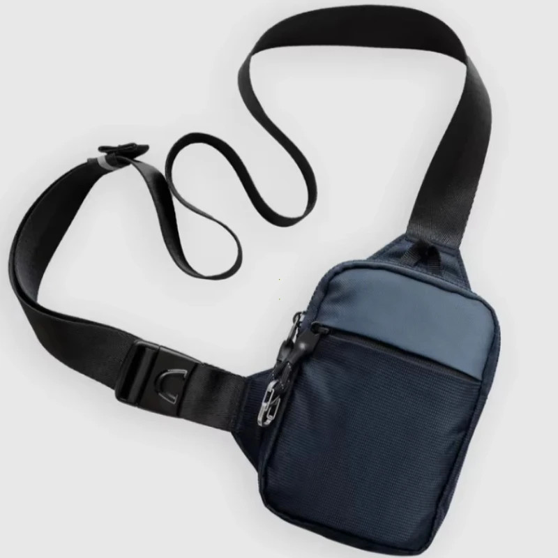 Fashionable Mini Crossbody Bag for Men with Stainless Steel Lock RFID Anti-Theft