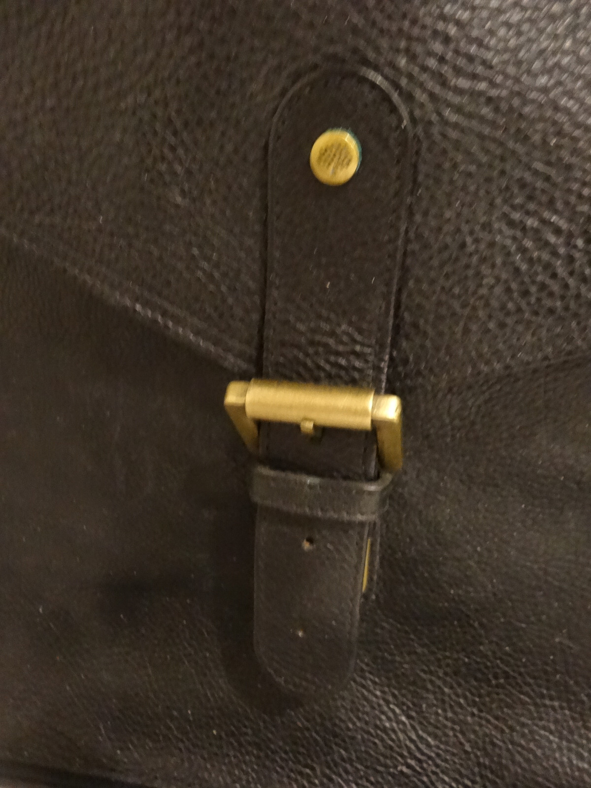 Mulberry Scotchgrain Leather Black Briefcase Document Case with Strap