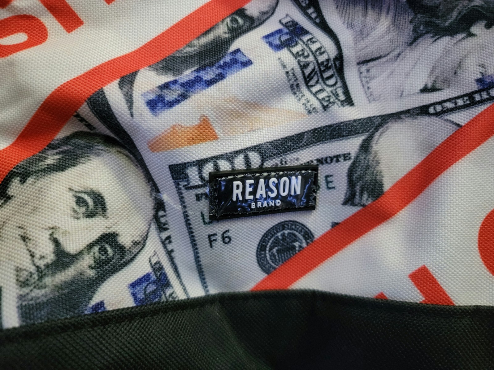 Cash Only Design Duffel Bag by Reason
